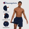 image:imageChampion Mens 7 Swim Trunks Board Shorts with Compression Liner  Mens Bathing Suit Quick Dry Compression Liner Zipper Side Pockets Adjustable Drawstring Swimming Shorts Beach ActiveNavy