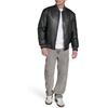 image:imageChampion Mens Letterman Varsity Bomber Jacket With PatchesBlack Faux Leather