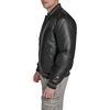 image:imageChampion Mens Letterman Varsity Bomber Jacket With PatchesBlack Faux Leather