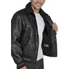 image:imageChampion Mens Letterman Varsity Bomber Jacket With PatchesBlack Faux Shearling