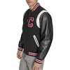 image:imageChampion Mens Letterman Varsity Bomber Jacket With PatchesBlackRed