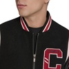 image:imageChampion Mens Letterman Varsity Bomber Jacket With PatchesBlackRed