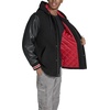 image:imageChampion Mens Letterman Varsity Bomber Jacket With PatchesBlackRed With Hood