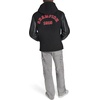 image:imageChampion Mens Letterman Varsity Bomber Jacket With PatchesBlackRed With Hood
