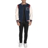 image:imageChampion Mens Letterman Varsity Bomber Jacket With PatchesNavyIvory