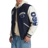 image:imageChampion Mens Letterman Varsity Bomber Jacket With PatchesNavyWhite