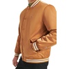 image:imageChampion Mens Logo Stripedtrim Varsity JacketTobacco
