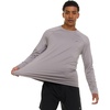 image:imageChampion Mens Long Sleeve Rash Guard UPF 50 Quick Dry Swim Shirt  Mens Fishing Hiking Shirt UPF 50 Sun Protection MoistureWicking FabricQuick Dry Lightweight Stretch ConstructionLight Grey