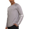 image:imageChampion Mens Long Sleeve Rash Guard UPF 50 Quick Dry Swim Shirt  Mens Fishing Hiking Shirt UPF 50 Sun Protection MoistureWicking FabricQuick Dry Lightweight Stretch ConstructionLight Grey