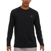 image:imageChampion Mens Long Sleeve Rash Guard UPF 50 Quick Dry Swim Shirt  Mens Fishing Hiking Shirt UPF 50 Sun Protection MoistureWicking FabricQuick Dry Lightweight Stretch ConstructionBlack