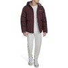 image:imageChampion Mens Quilted Fullzip Hooded Puffer JacketWine Patch Pocket