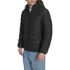 image:imageChampion Mens Reversible Box Quilted Hooded JacketBlackBurgundy