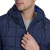 image:imageChampion Mens Reversible Box Quilted Hooded JacketNavyRoyal Blue