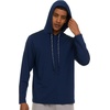 image:imageChampion Mens Sun Hoodie Long Sleeve UPF 50 Rash Guard Fishing Sun Shirt  UPF 50 Sun Protection BuiltIn Hood QuickDry Fabric Lightweight Active Fishing SwimmingNavy