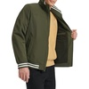 image:imageChampion Mens Water Resistant Varsity Bomber Jacket With Flex Stand CollarForest Night