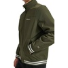 image:imageChampion Mens Water Resistant Varsity Bomber Jacket With Flex Stand CollarForest Night