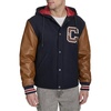 image:imageChampion Mens Letterman Varsity Bomber Jacket With PatchesNavyMustard With Hood