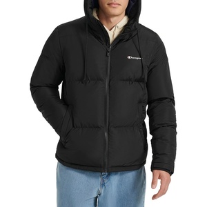 image:imageChampion Mens Quilted Fullzip Hooded Puffer JacketBlack