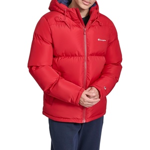 image:imageChampion Mens Quilted Fullzip Hooded Puffer JacketChili Pepper