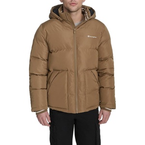 image:imageChampion Mens Quilted Fullzip Hooded Puffer JacketOtter Patch Pocket
