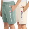 image:imageChampion Boys 2 Pack Signature Fleece Shorts for KidsKhakigreen