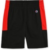 image:imageChampion Boys 2 Piece Short Sleeve Shirt and Mesh Shorts SetsCrimsonblack