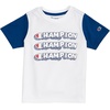 image:imageChampion Boys 2 Piece Short Sleeve Shirt and Mesh Shorts SetsSurf Blue