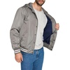 image:imageChampion Mens Lightweight Varsity Jacket With Jersey HoodPewter