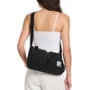 image:imageChampion Quartz Small Messenger Bag in Crinkle Nylon with Adjustable Strap Water Bottle Pocket for Work Travel CommuteBlack