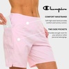 image:imageChampion Womens 57 Soft Waist Board Shorts Beach Shorts with Pockets  QuickDry Fabric Side Pockets Brief Liner StayPut Waistband Tummy Control Active Hiking SwimmingCherry Blossom