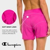 image:imageChampion Womens 57 Soft Waist Board Shorts Beach Shorts with Pockets  QuickDry Fabric Side Pockets Brief Liner StayPut Waistband Tummy Control Active Hiking SwimmingSpiced Pink