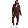 image:imageChampion Womens CinchedBottom Fleece Sweatpants Oversized Fit MidweightBitter Chocolate
