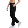 image:imageChampion Womens CinchedBottom Fleece Sweatpants Oversized Fit MidweightBlack