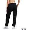 image:imageChampion Womens CinchedBottom Fleece Sweatpants Oversized Fit MidweightBlack