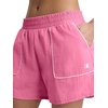 image:imageChampion Womens Courtside 5 Short with Piping Standard Fit Crinkle NylonPink Cosmos