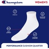 image:imageChampion Womens Cushioned Quarter Socks 6Pack  MoistureWicking Athletic Ankle Socks with Arch Support Sizes 59Multi White  Grey  Black