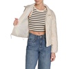 image:imageChampion Womens Diamond Quilted Shawl Collar JacketWhite