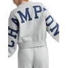 image:imageChampion Womens Endzone Crewneck Sweatshirt Loose FitOxford Gray Heather