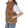 image:imageChampion Womens Faux Fur Stand Collar VestCognac