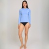image:imageChampion Womens Hooded Rash Guard Long Sleeve Sun Hoodie UPF 50 Shirt  BuiltIn Hood UPF 50 Sun Protection QuickDry Fabric Athletic Fit AllSeason Wear Swim Shirt Active Sun HoodieLight Blue