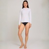 image:imageChampion Womens Hooded Rash Guard Long Sleeve Sun Hoodie UPF 50 Shirt  BuiltIn Hood UPF 50 Sun Protection QuickDry Fabric Athletic Fit AllSeason Wear Swim Shirt Active Sun HoodieWhite