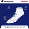 image:imageChampion Womens Lightweight Low Cut Socks 10Pack  MoistureWicking Athletic Socks with Arch Support Sizes 59  MoistureWicking Breathable Fit Sizes 59 10PackWhite Logo