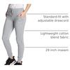 image:imageChampion Womens Lounge Joggers Pants Standard Fit LightweightOxford Gray