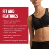 image:imageChampion Womens Sports Bra Motion Control FrontZip HighImpact Maximum Support Breathable MoistureWickingPink Cosmos