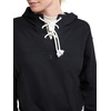 image:imageChampion Womens Tackle Front Lace Pullover Hoodie Loose Fit French TerryBlack