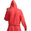 image:imageChampion Womens Tackle Front Lace Pullover Hoodie Loose Fit French TerryPoppy Red