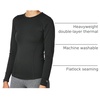 image:imageDuofold Womens Heavyweight DoubleLayer Thermal ShirtBlack