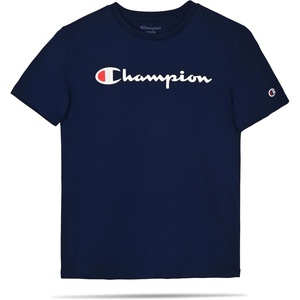 image:imageChampion Boys TShirt Short Sleeve Logo Tee Shirt for BoysNavy Logo