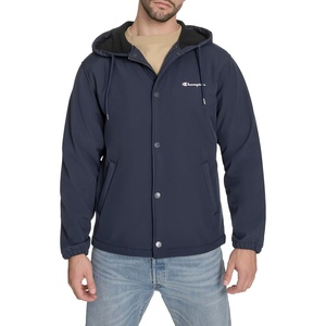 image:imageChampion Mens Hooded Coaches Rain JacketPeacoat Soft Shell