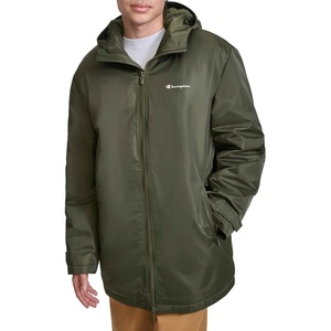 image:imageChampion Mens Sherpa Lined Midlength Sideline Jacket With HoodForest Night